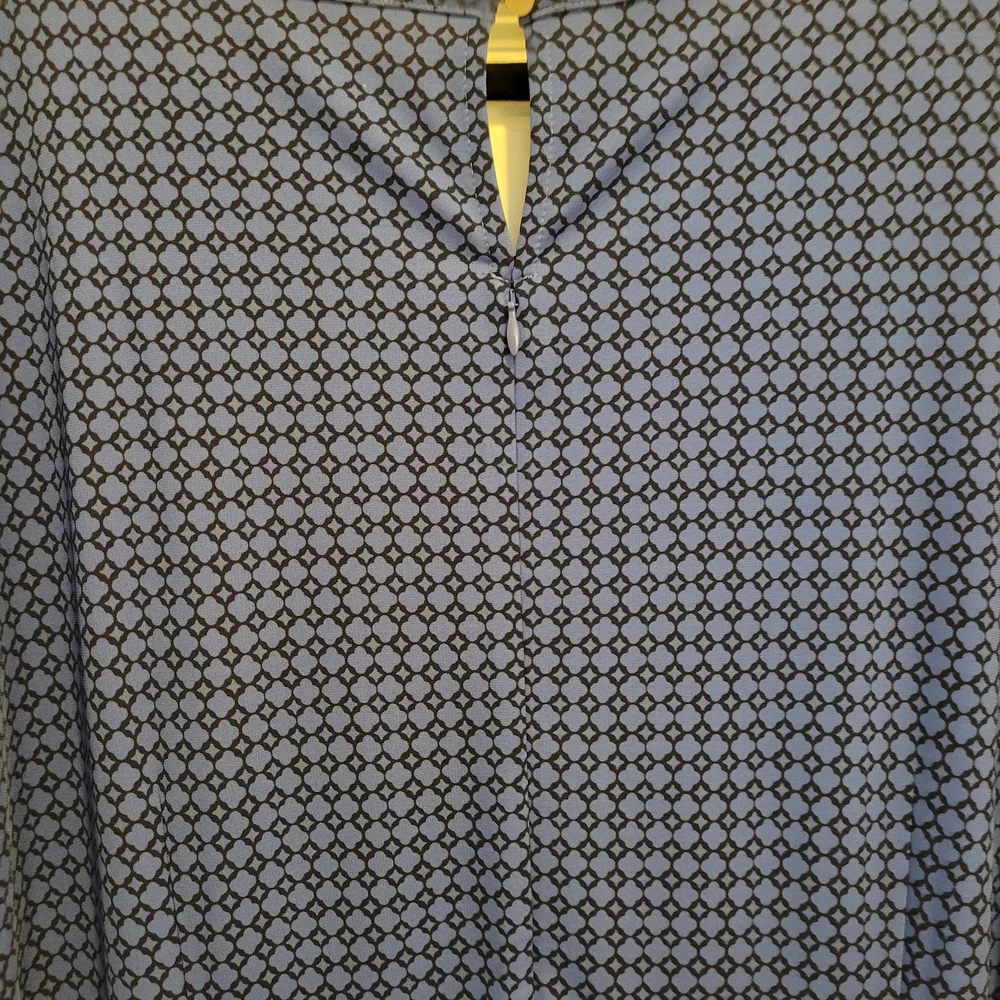 Talbots Blue Patterned Dress - Picture 4 of 4